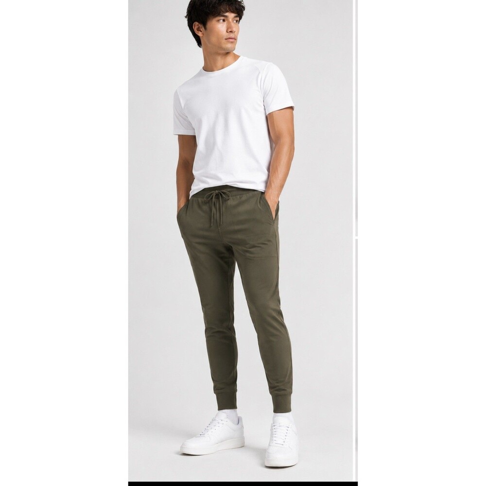 Lululemon Men's ABC Joggers Pants Olive Green Size XS Drawstring Stretch